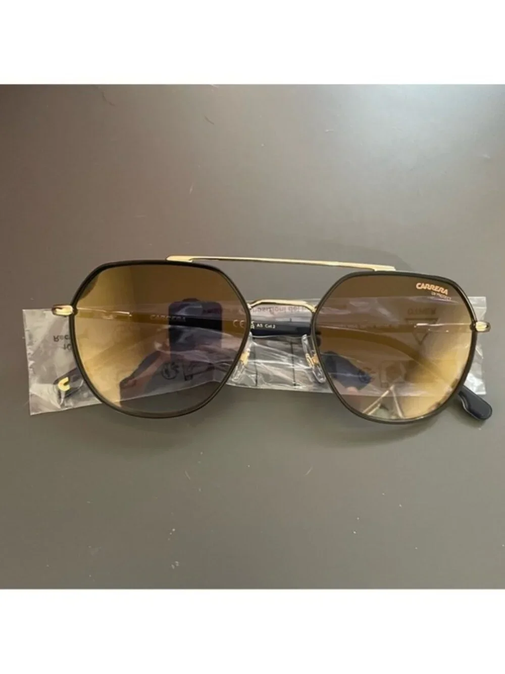 Carrera 303/S Sunglasses (Black Gold) (Brand New)